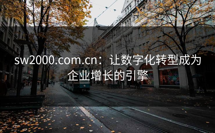 sw2000.com.cn:让数字化转型成为企业增长的引擎 sw2000.com.cn:让数字化转型成为企业增长的引擎